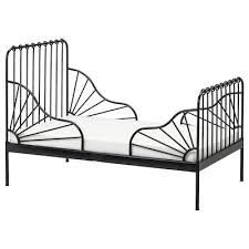 Minnen Ext Bed Frame With Slatted Bed Base White Ikea Bed Frame And Headboard Ikea Toddler Bed Bed Base