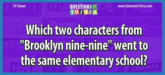 This covers everything from disney, to harry potter, and even emma stone movies, so get ready. Characters From Brooklyn Nine Nine That Went To The Same School