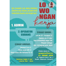 Kita sudah merangkum 10 poin tentang persyaratan lamaran kerja berupa dokumen atau jika kita ingin melamar pekerjaan di bidang yang bersifat formal, maka cv yang dibuat juga. Lowongan Kerja Cv Agung Jaya Di Solo Info Loker Solo