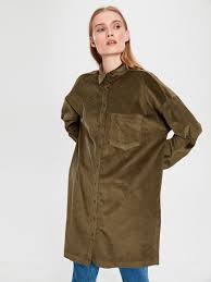 Haki Kadife Salas Tunik Sadece 59 99 Tl Kadin 97 Pamuk 3 Elastan Lc Waikiki De Hemen Satin Al Tunik Kadin Kadife