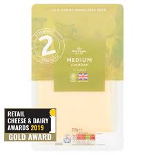 8 ct / 6 ozupc: Morrisons Medium Cheddar 10 Slices Morrisons