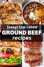 Easy Ground Beef Recipes Natashaskitchen Com