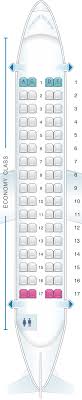 Seat Map Atr 72 600 Atr 72 Jet Airways Croatia Airlines