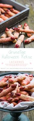 Halloween Finger Kekse Backen Macht Glucklich Rezept Fingerfood Lebensmittel Essen Lecker