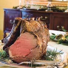 Roast at 400 degrees for 85 minutes for rare, 95 minutes for medium well. Rosemary And Pepper Standing Rib Roast With Two Mushroom Pan Sauce Recipe Bon Appetit