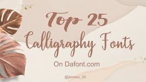 But sometimes it can be difficult to separate the wheat from the. 25 Popular Aesthetic Calligraphy Fonts 2021 Dafont Com Youtube