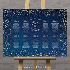 Starry Wedding Seating Plan