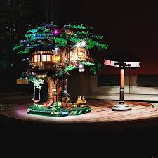Light Kit For Tree House 21318 Lego Tree House How To Make Light Lego Tree