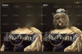 Well, there's also that third group of people who treat their beloved pets as complete royalty. Royal Pet Portrait Templates Pet Painting Oil Photoshop By 2suns Thehungryjpeg Com