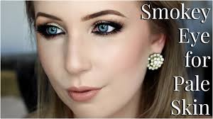 smokey eye makeup for pale skin tips