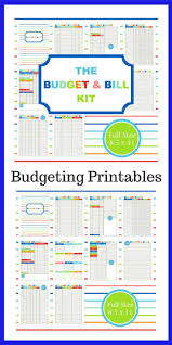 This is a great tool to help you track and pay down your debt using dave ramsey's debt snowball method. Printable Budget And Bill Tracker Kit Budgets Trackers Worksheets Logs And Registers Ad Budget Budgeting Printable Printables Planner Planning