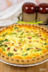 This Ham And Broccoli Quiche Is The Perfect Recipe To Use Up Leftover Holiday Ham Quicherecipe Ha Quiche Recipes Easy Broccoli Quiche Recipes Quiche Recipes