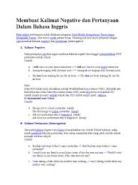 3 jenis kalimat bahasa inggris yang harus anda kuasai. Cara Menyusun Kalimat Dalam Bahasa Inggris Hal