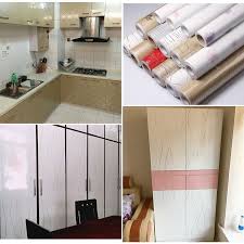 The kitchen is one of the best places to take a design risk. 3mx60cm Kitchen Cabinet Self Adhesive Pvc Wallpaper Waterproof Furniture Diy Wall Sticker Shopee Singapore