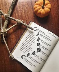 Tea Cups Cauldrons The Moon Phases Page Of My Grimoire Book Of Shadows Grimoire Spell Book