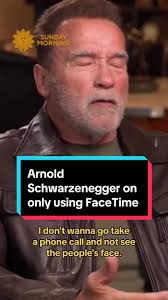 #ArnoldSchwarzenegger tells #TracySmith that he only uses FaceTime to talk  to people over the phone. #facetime #schwarzenegger #phone #calling  #entertainment #actors