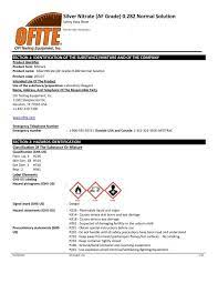 Silver Nitrate Af Grade 0 282 Normal Solution Ofi Testing