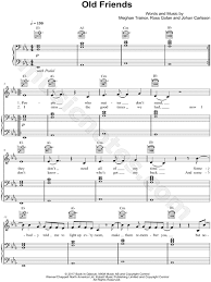Jasmine Thompson Old Friends Sheet Music In Eb Major Transposable Download Print Sku Mn0174245