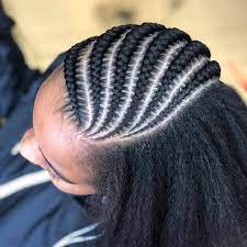 How Many Cornrows Are Left Guess Follow Africansbraid Braids Braid Braidstyles Cornrow Hairstyles Short Hair Styles African American Braided Hairstyles