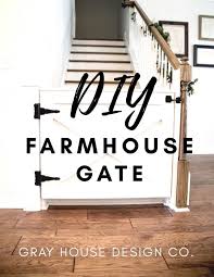 Diy Farmhouse Gate Home Remodeling Diy Farmhouse Diy Diy Staircase