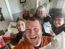 No power… No problem… IGA filled powdered doughnuts for the win!