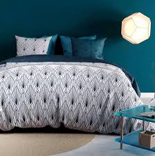 Plus le nombre de fils est élevé, plus le tissage sera. Housse De Couette Bleu Canard 17 Modeles Tendance Et Deco