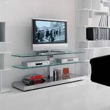 Rtv tv sideboard leder glas tisch fernseh schrank tisch designer lowboard mo.b ! Play Tv Rack Aus Glas Von Cattelan Diotti Com