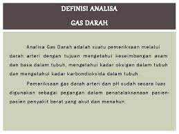 • pemilihan bagian analisa gas darah : Analisa Gas Darah Hco 3 Dan Base Excess