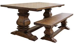 Reclaimed douglas fir dining table, douglas fir, salvaged lumber, reclaimed wood, water based lacquer finish, non toxic glue. Custom Reclaimed Wood Trestle Dining Room Tables Handmade From Salvaged Wood Recycled From Luxury Homes In Los Angeles Mortise Tenon