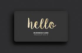Free Mockup Gold Foil Business Card Business Card Mock Up Foil Business Cards Gold Foil Business Cards
