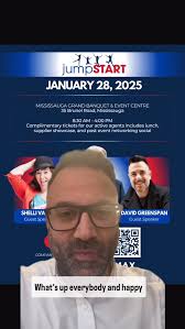 Jumpstart 2025 is happening January 28 at the Mississauga grand banquet  center. Registration closes Friday. What better way to start off your year  then by spending the day with three inspirational ...