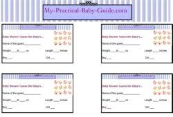 Guess closest to her birthweight and win a circulated silver certificate! Shower Baby Free Printable Baby Shower Games Templates
