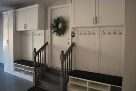 Two story barns pine creek structures garage interior garage build stairs to basement the staircase turns back on itself and takes up a shorter footprint stair remodel staircase remodel basement stairs. Garage Mudroom Transitional Garage Cleveland By Beth Patrick Closet Factory Cleveland