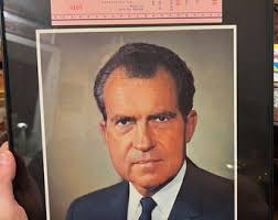 Vintage Newspaper: Richard Nixon, Watergate "nixon Resigns; Ford Sworn In"  Daily Local News, Chester County, Pa. Friday August 9, 1974