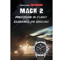 NORTH EDGE Tactical MACH 2 Solar Drive Watch