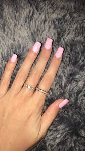 Style your acrylic nail design with contemporary rings. Square Baby Pink Acrylic Nails Colour Is Sunset Fog 599 Acrylicnails2018 Pink Acrylic Nails Light Pink Acrylic Nails Baby Pink Nails Acrylic