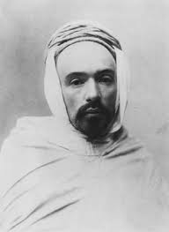 Image of Portrait of Mohammed Ben Youssef, Sultan of Morocco. Flandrin (b/w  by Flandrin, Marcelin (1889-1957)