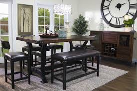 The Iron Works Counter Height Dining Room Mor Furniture For Less Dining Room Furniture Sets Dining Room Sets Modern Wood Dining Room