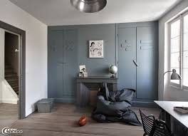 Chambre De Garcon Couleur Gris Dauphin Chez Flamant Decoration Chambre Homme Decoration Chambre Deco Chambre