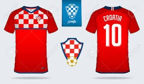 Hrvatska nogometna reprezentacija) represents croatia in men's international football matches and is controlled by the croatian football federation (hns). Soccer Jersey Or Football Kit Template Design For Croatia National Royalty Free Cliparts Vectors And Stock Illustration Image 104070807