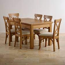 Rustic Oak Dining Room Chairs Kursi Meja Makan Meja Makan Mebel