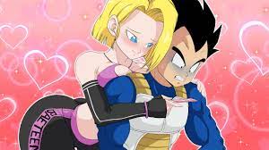 Vegeta and android 18