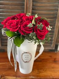 Red flowers from french buckets will invoke feelings of romance and affection. Bucket Of Love In Laguna Beach Ca Flowers By The Sea