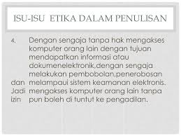1.2 tujuan penelitian tujuan dari penulisan makalah ini antara lain yakni : Ppt Bab 8 Etika Dalam Penulisan Dan Plagiat Powerpoint Presentation Free Download Id 6288327