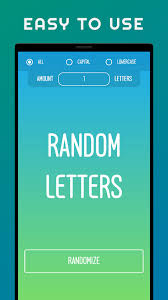 Q, w, e, r, t, y, u, i, o, p, a, s, d, f, g, h, j, k, l, z, x, c, v, b, n, m. Random Letter Generator Pour Android Telechargez L Apk