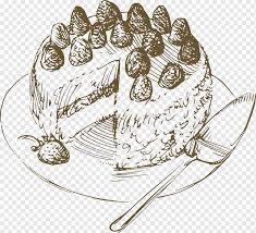 How to draw a cute birthday cake. Wedding Cake Birthday Cake Cupcake Hand Drawn Material Cake Food Hand Happy Birthday Vector Images Png Pngwing