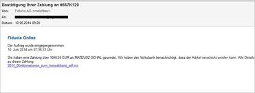 Fiducia's results and strategic advice significantly impacted our expansion plans and saved us a substantial amount of time and resources. Phishing Mail Bestatigung Ihrer Zahlung Vr Bank Donau Mindel Eg Meine Heimatbank
