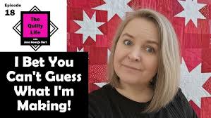 Wait for the end! Watch my mystery improv quilt block take shape. Will you  guess correctly?