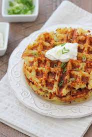Potato Waffles Olga S Flavor Factory Recipe Waffle Maker Recipes Potato Waffle Recipe Sweet Potato Waffles