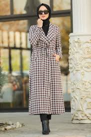 Neva Style Kazayagi Desenli Bordo Tesettur Kap 55004br Giyim Elbise Casual Hijab Outfit